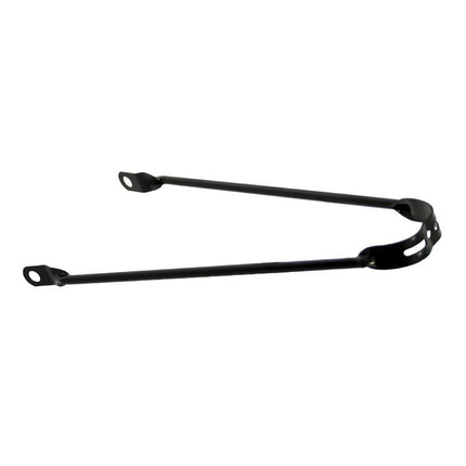Spatbordstang 24" per stuk mat zwart
