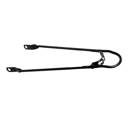 Spatbordstang 24" per stuk mat zwart met bumper