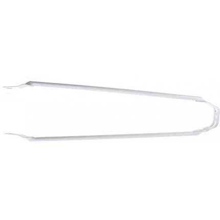 Spatbordstang 28" per stuk wit