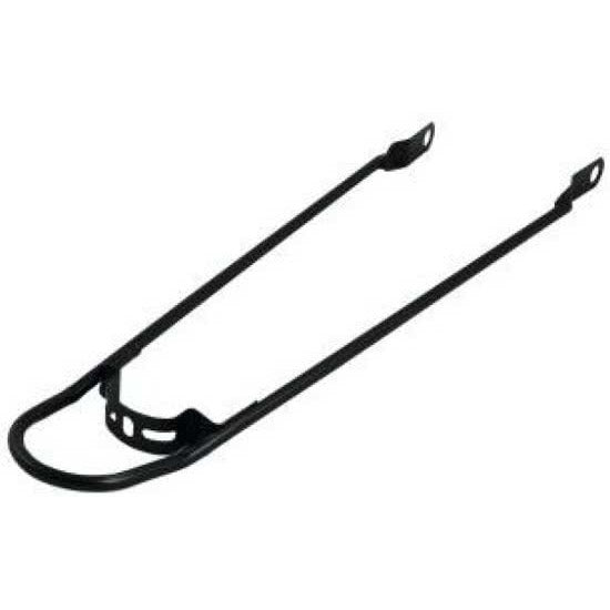 Spatbordstang 28" mat zwart transport met bumper