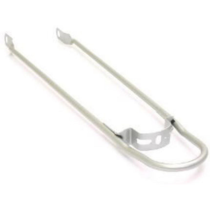 Mudguard bar 28" bumper Silver