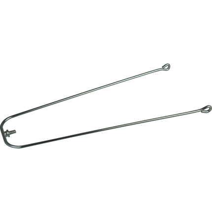 Eurofender spatbordstang 20" draad 250mm pad bev. verzinkt