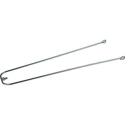 Eurofender spatbordstang 26" draad 330mm pad bev. verzinkt