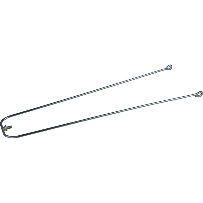 Eurofender spatbordstang 28" draad 350mm pad bev. verzinkt