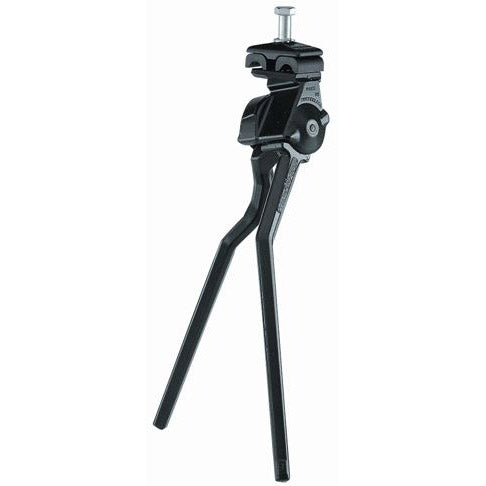 Esge middenstandaard Twin dubbele poot 28" 1.1/2 zwart