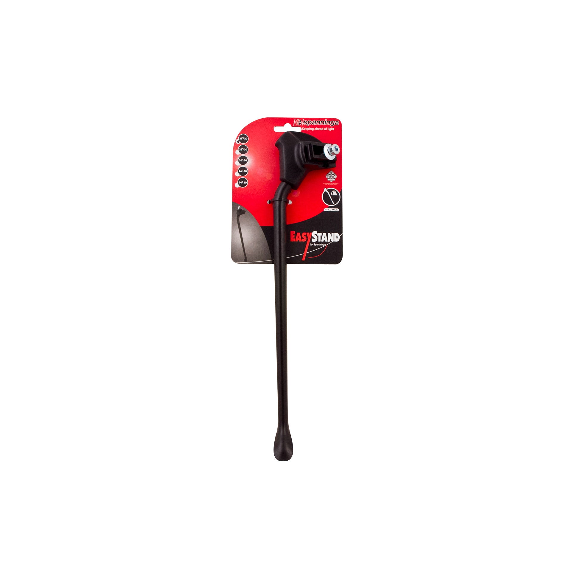 Spanninga standaard enkel smal Easystand 28" zwart