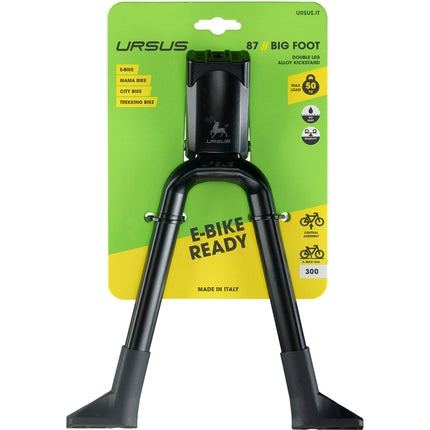 Ursus middenstandaard dubbel Big Foot 28" 300mm zwart