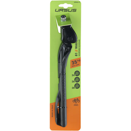 Béquille centrale Ursus Wave 24-28" réglable noire