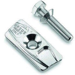 Ursus adapterplaat Jumbo M10x75 aluminium zilver