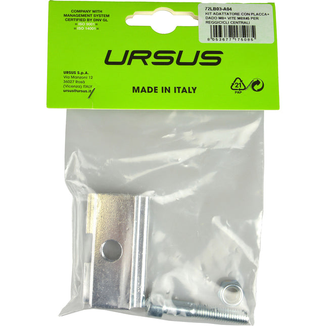 Ursus adapterplaat voor middenstandaard King Smal