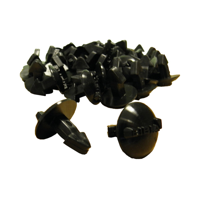 Bibia knoppen zwart p/50 511001