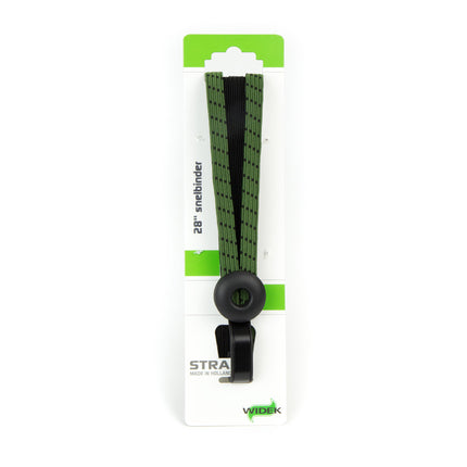 Élastique porte-bagages Widek Eye avec crochet 24+2x12mm noir/vert olive