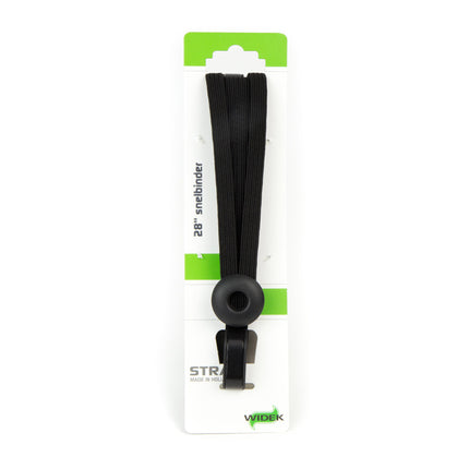 Widek triobinder Eye met haak 24+2x12mm zwart/zwart