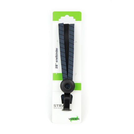 Widek triobinder Eye met haak 3x12mm zwart/blauwgrijs