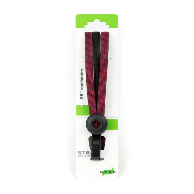 Widek triobinder Eye met haak 3x12mm zwart/bordeaux