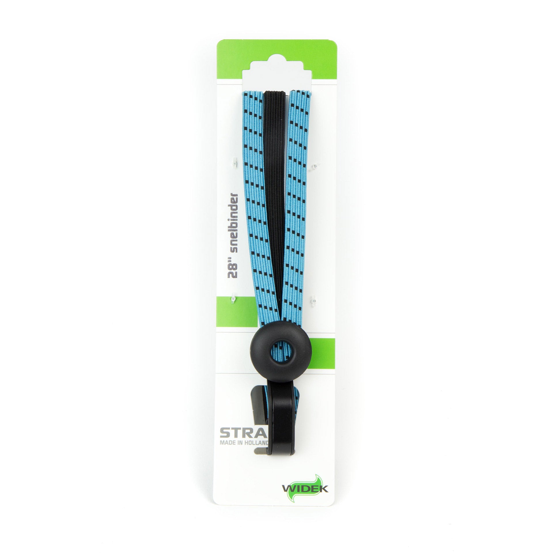Widek triobinder Eye met haak 3x12mm zwart/babyblauw