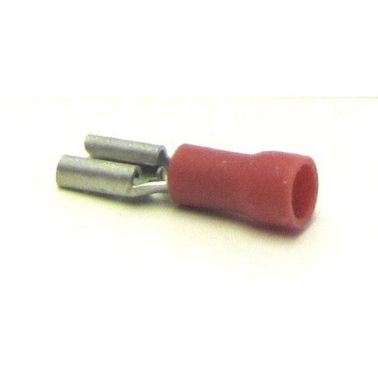 Bofix kabelschoen AMP vrouw plat 4,8mm rood (25st)