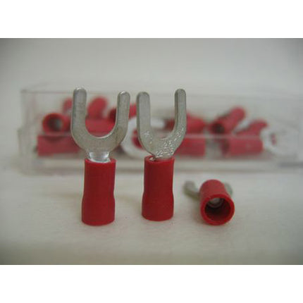Bofix cosse de câble AMP fourche M5 rouge (25 pcs)