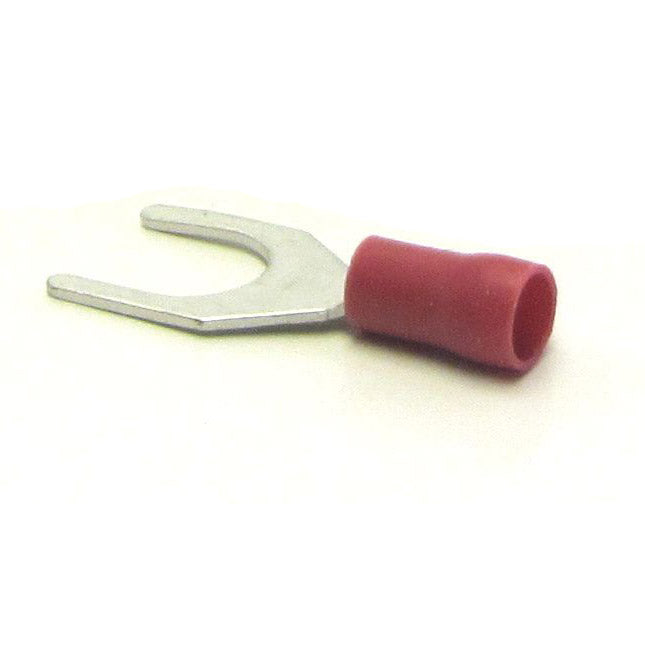Bofix kabelschoen AMP vork M8 rood (25st)