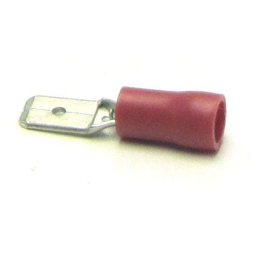 Bofix kabelschoen AMP man plat 4,8mm rood (25st)