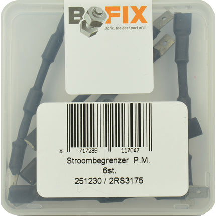 Bofix résistance Noflash pour feu arrière de cyclomoteur (6 pièces)