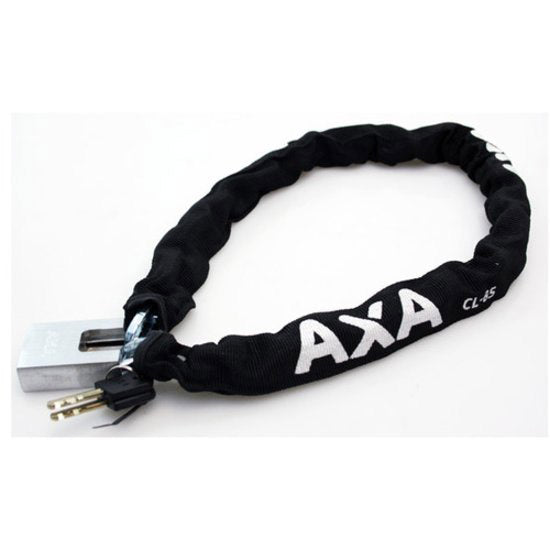 AXA kettingslot Clinch+ zwart 85cm/6mm in hoes