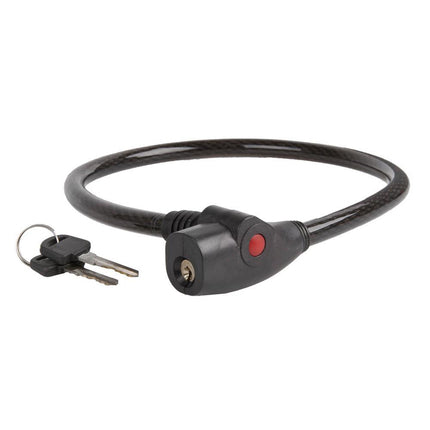 Kabelslot met sleutel 12mm zwart 230140
