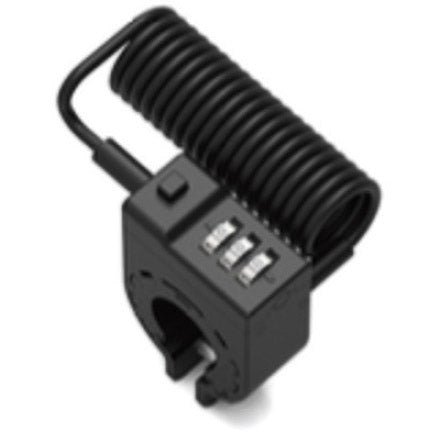 LCKT kabelcijferslot voor fietshelmen inclusief houder