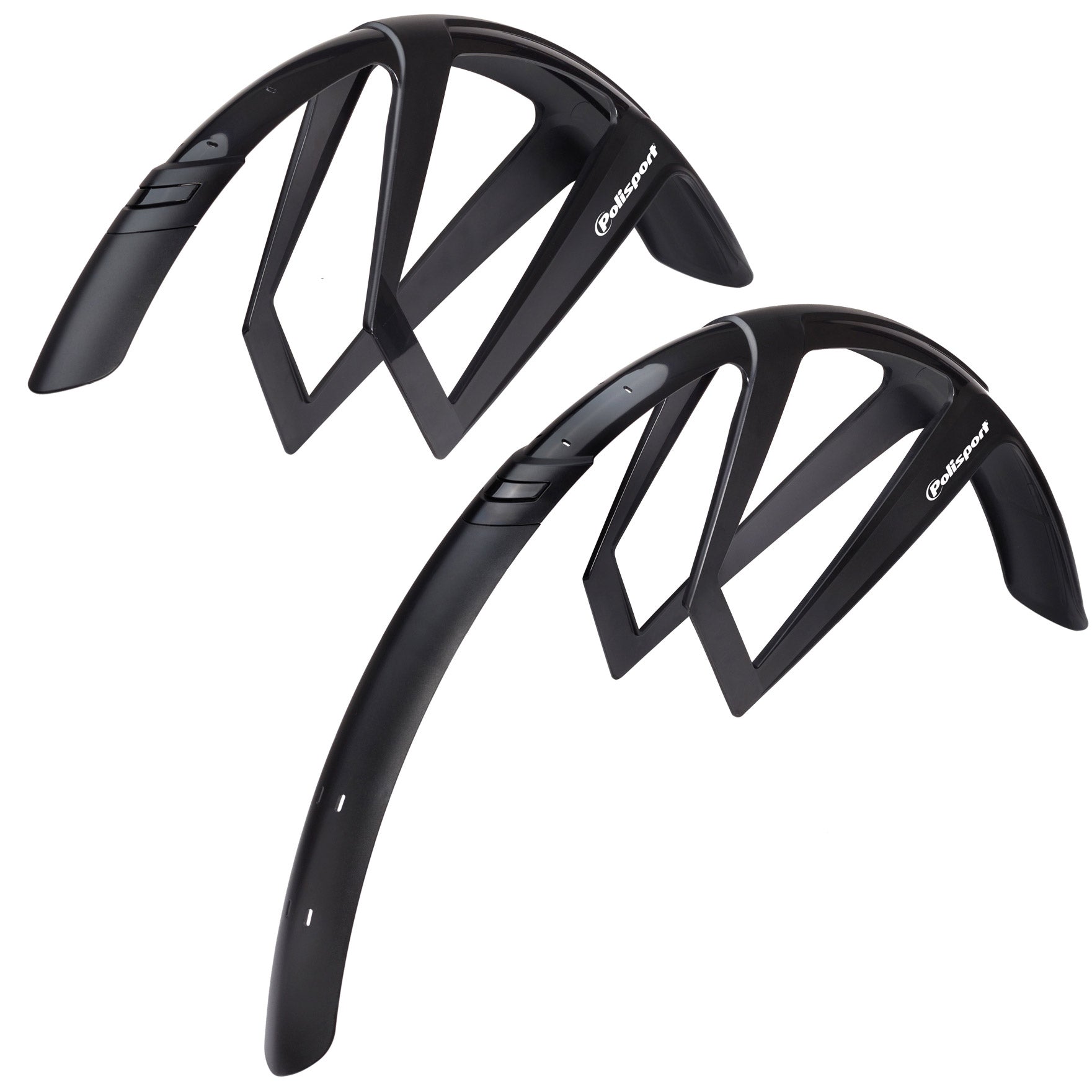 Polisport spatbordset G-Mud 28" gravel klitteband 50mm zw.