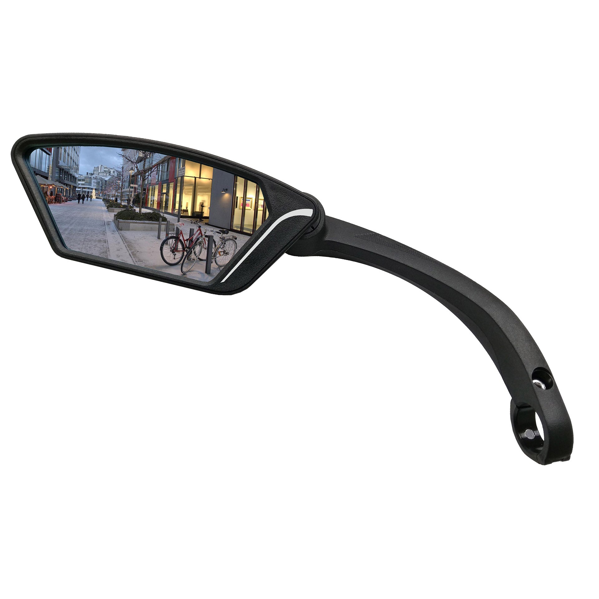 VWP spiegel stuurbevestiging E-bike multi-angle links zwart