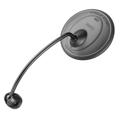 Bumm spiegel Groot 80mm rond bev. in/op stuur gebogen 903