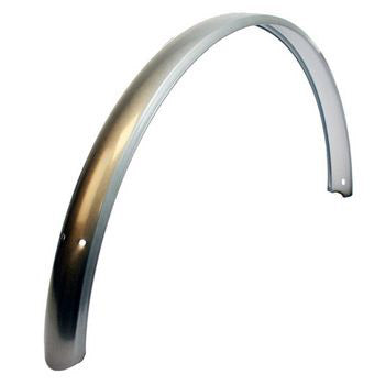 White Label achterspatbord 26/28" metallic grijs
