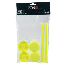 Saccon Présentoir de style Étalage poney jaune