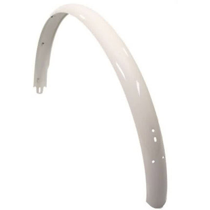 Achterspatbord 28" Transport Urban lang breed wit