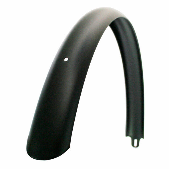 Achterspatbord 28" Transport Urban kort breed mat zwart
