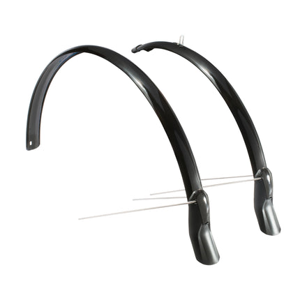 Eurofender spatbordenset Scatto 51mm 28" glans zwart