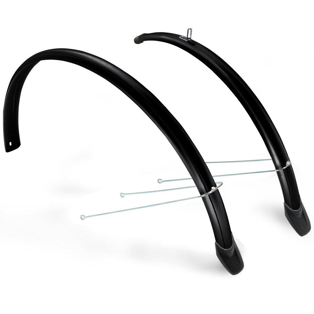 Eurofender spatbordenset 58mm 26" zwart