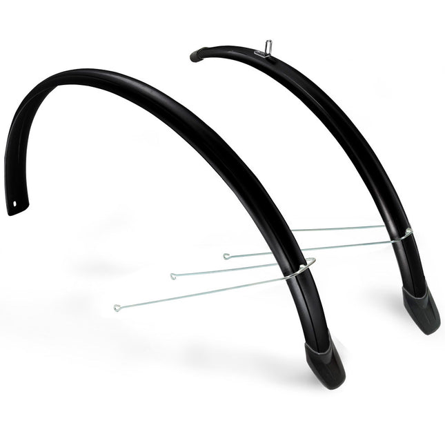 Eurofender spatbordenset 58mm 24" zwart