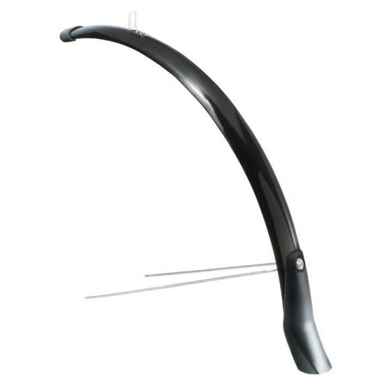 Eurofender voorspatbord Snello 46mm 28" mat zwart