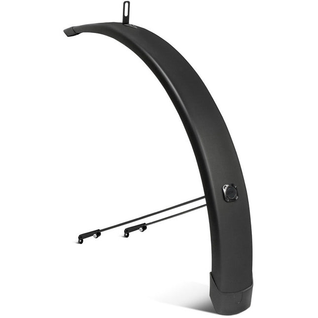 Eurofender voorspatbord Tempo Square 20" 65mm mat zwart