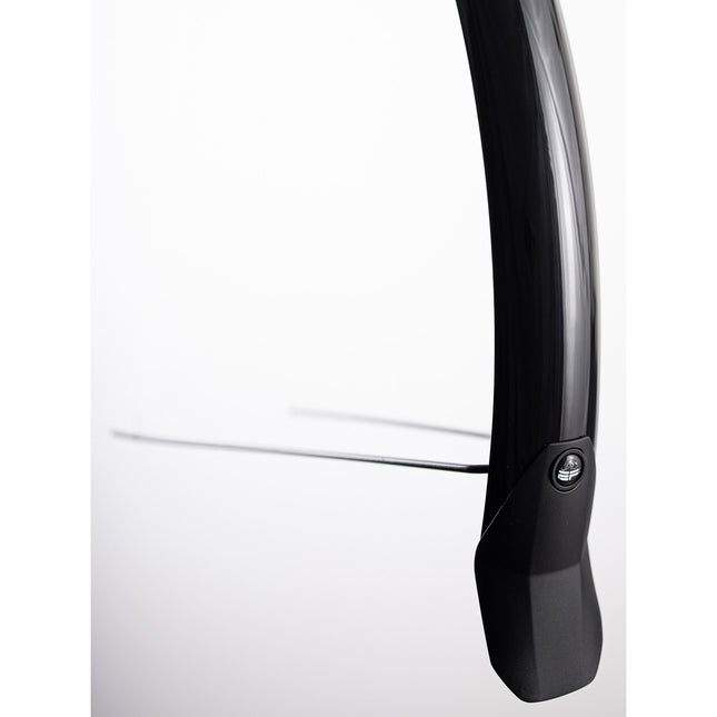 Eurofender voorspatbord Lampo 58mm 28" mat zwart