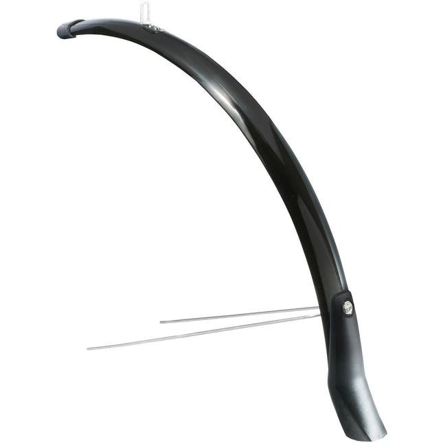 Eurofender voorspatbord Snello 51mm 28" glans zwart