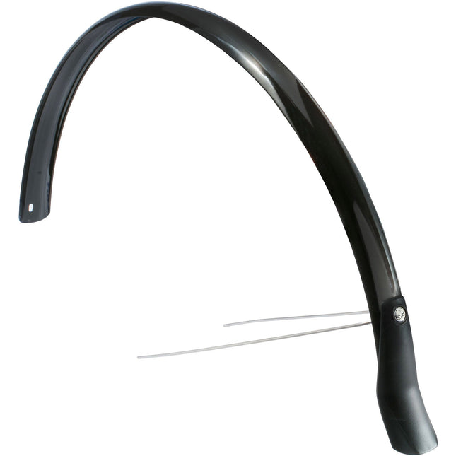 Eurofender achterspatbord Snello 46mm 28" glans zwart