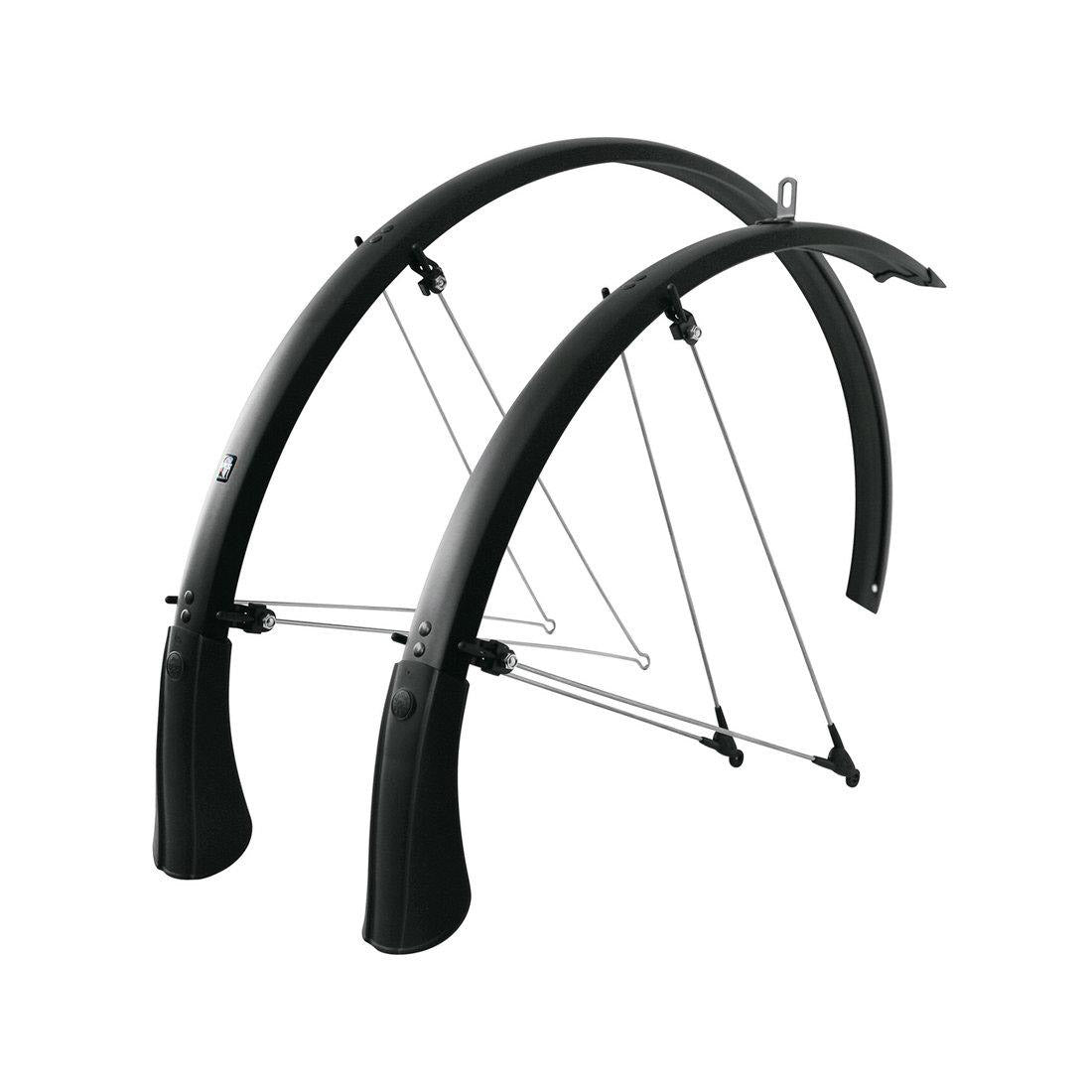 SKS spatbordset Bluemels 28" 45mm mat zwart