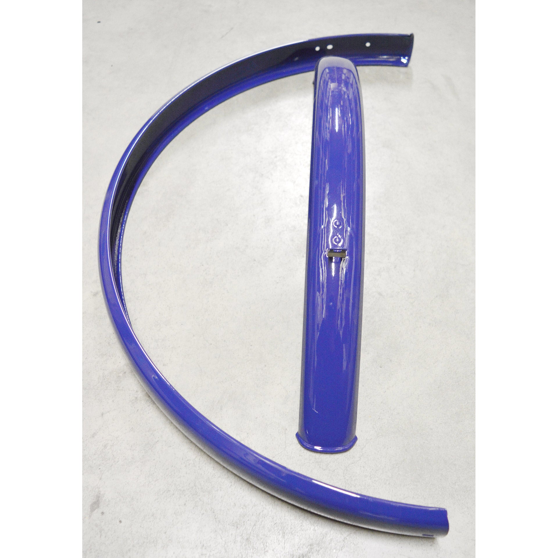 Stel spatborden 28" HT55 voor Francais damesfiets blauw
