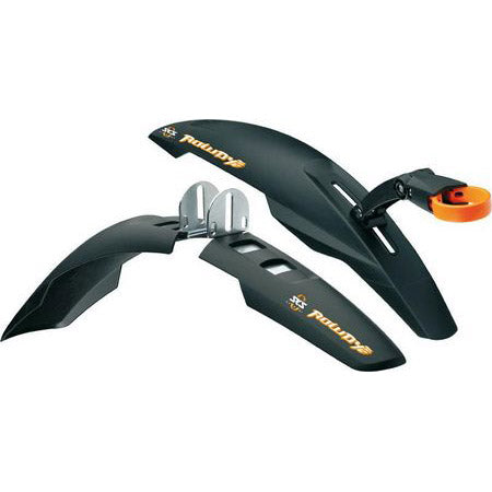 SKS stel spatborden 20/24" ATB opdruk Rowdy zwart