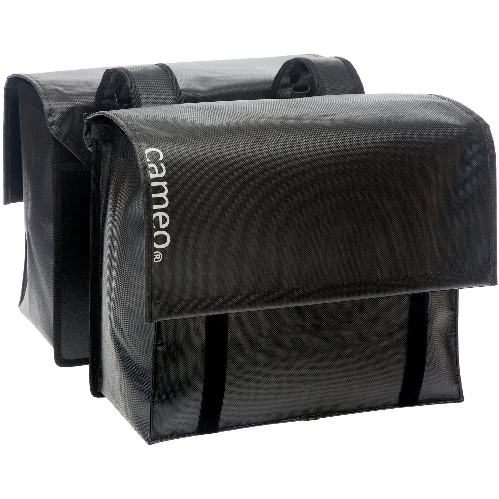 New Looxs Cameo Bisonyl 46L dubbele tas zwart glans