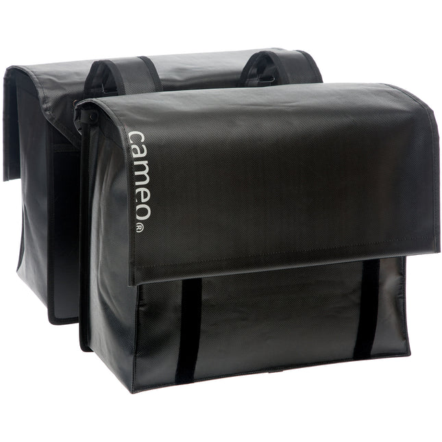 New Looxs Cameo Bisonyl 46L dubbele tas zwart glans