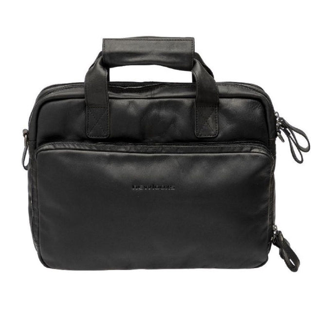 New Looxs Cali 17L laptop leer enkele tas afneembaar zwart