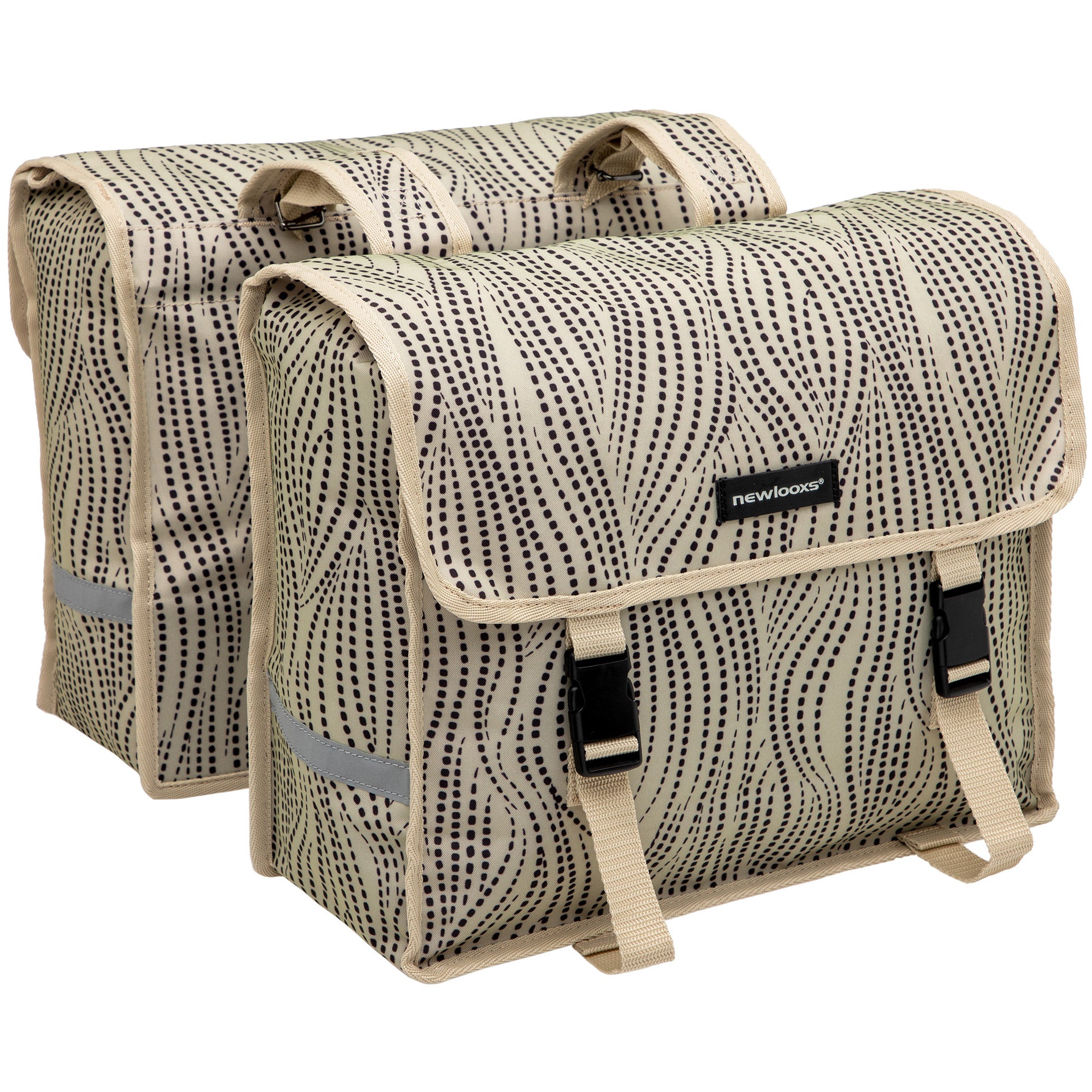 New Looxs dubbele tas Fiori Alma 30L waterafstotend sand